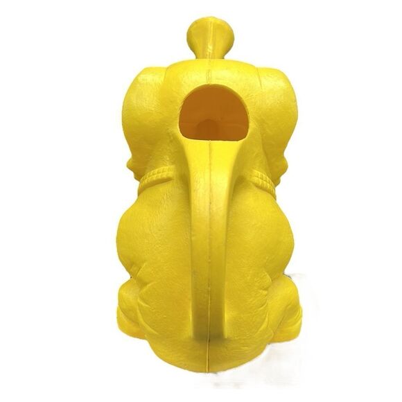 Vintage Watering Can Elephant OHIO ART Yellow Plastic Blow Mold Gardening - Picture 5 of 12